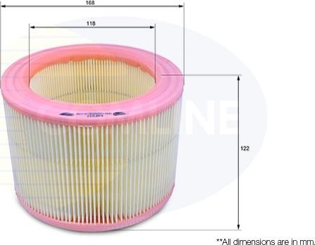 Comline EAF037 - Воздушный фильтр, двигатель unicars.by