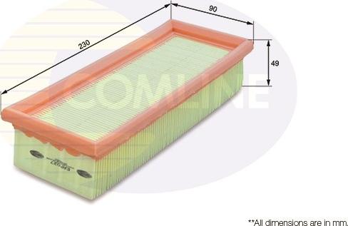 Comline EAF027 - Воздушный фильтр, двигатель unicars.by