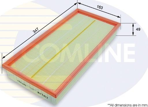 Comline EAF1017 - Воздушный фильтр, двигатель unicars.by