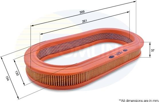 Comline EAF339 - Воздушный фильтр, двигатель unicars.by