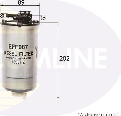 Comline EFF087 - Топливный фильтр unicars.by