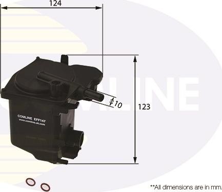 Comline EFF147 - Топливный фильтр unicars.by