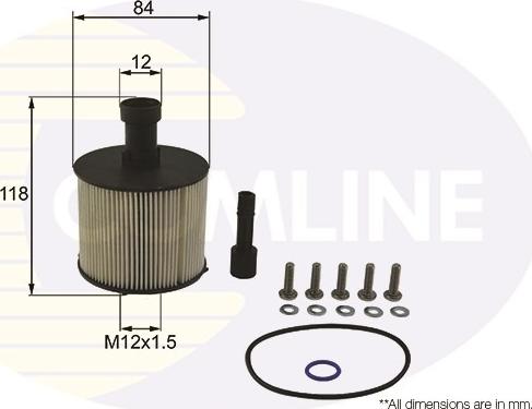 Comline EFF305D - Топливный фильтр unicars.by