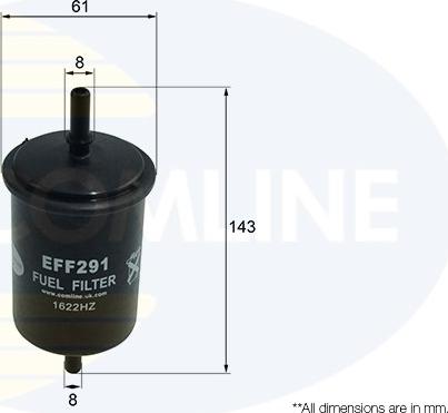 Comline EFF291 - Топливный фильтр unicars.by