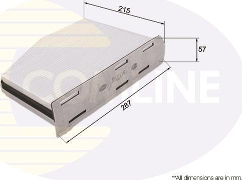 Comline EKF118 - Фильтр воздуха в салоне unicars.by