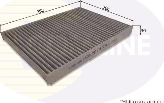 Comline EKF127A - Фильтр воздуха в салоне unicars.by