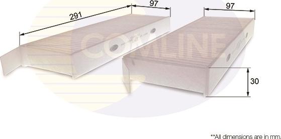 Comline EKF170 - Фильтр воздуха в салоне unicars.by