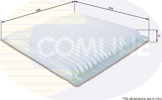 Comline EKF275 - Фильтр воздуха в салоне unicars.by