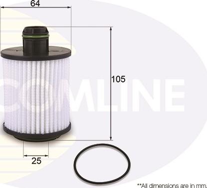 Comline EOF238 - Масляный фильтр unicars.by