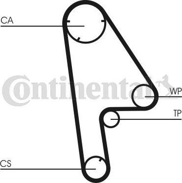 CONTITECH CT763K1 - Комплект зубчатого ремня ГРМ unicars.by