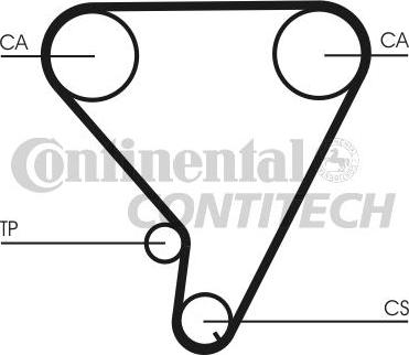 CONTINENTAL CTAM BR 3PK640 - Поликлиновой ремень unicars.by