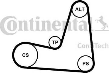 Continental 5PK1135K1 - Поликлиновый ременный комплект unicars.by