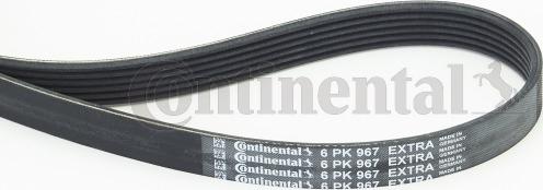 Contitech 6PK967 EXTRA - Поликлиновой ремень unicars.by