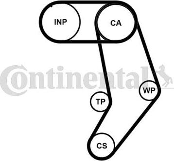 Continental CT939WP7PRO - Зубчатый ремень ГРМ unicars.by