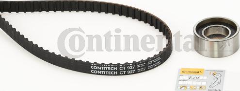 Contitech CT 927 K1 - Комплект зубчатого ремня ГРМ unicars.by