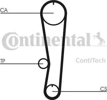 Continental CT568 - Зубчатый ремень ГРМ unicars.by