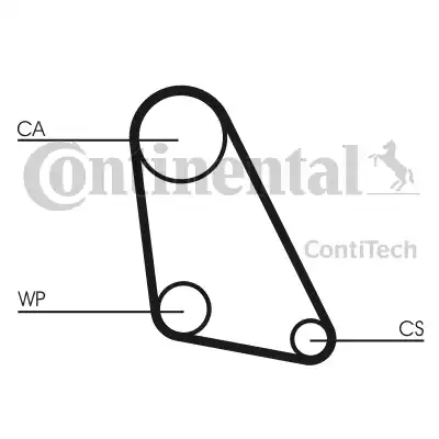 Continental CT534 - Зубчатый ремень ГРМ unicars.by