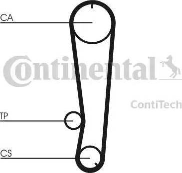 Continental CT655 - Зубчатый ремень ГРМ unicars.by