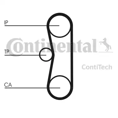 Continental CT662 - Зубчатый ремень ГРМ unicars.by