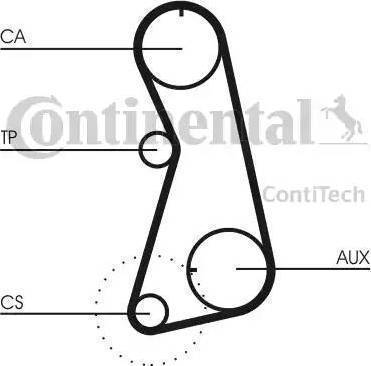 Continental CT630 - Зубчатый ремень ГРМ unicars.by