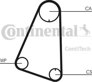 Continental CT633 - Зубчатый ремень ГРМ unicars.by