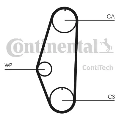 Continental CT629 - Зубчатый ремень ГРМ unicars.by