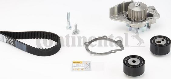 Contitech CT1063WP1 - Водяной насос + комплект зубчатого ремня ГРМ unicars.by