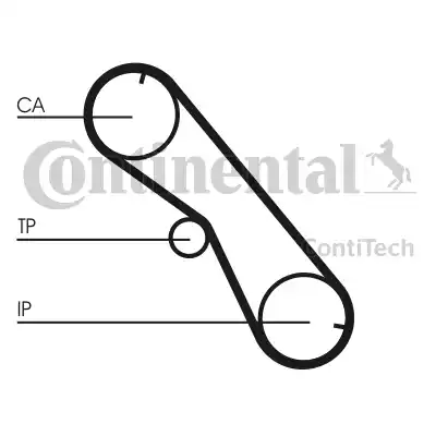 Continental CT1089 - Зубчатый ремень ГРМ unicars.by