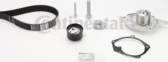 Contitech CT1035WP3 - Водяной насос + комплект зубчатого ремня ГРМ unicars.by