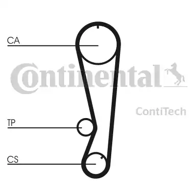 Continental CT850 - Зубчатый ремень ГРМ unicars.by