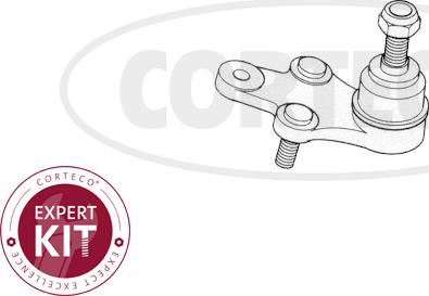 Corteco 49395999 - Шаровая опора, несущий / направляющий шарнир unicars.by