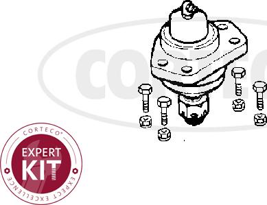 Corteco 49395653 - Шаровая опора, несущий / направляющий шарнир unicars.by