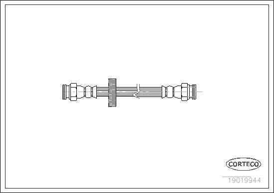 Corteco 19019944 - Тормозной шланг unicars.by