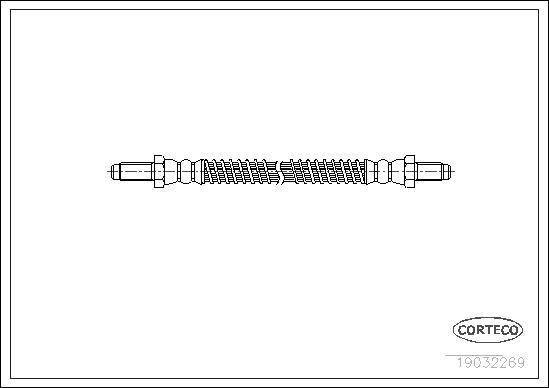 Corteco 19032269 - Тормозной шланг unicars.by