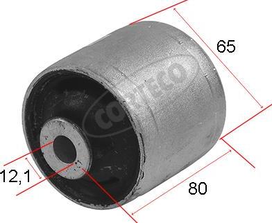 Corteco 80004744 - Сайлентблок, рычаг подвески колеса unicars.by