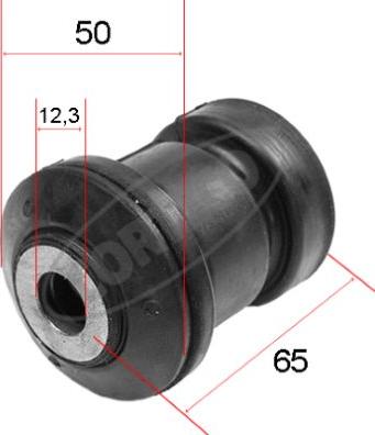 Corteco 80000461 - Сайлентблок, рычаг подвески колеса unicars.by