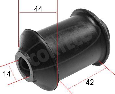 Corteco 80000477 - Сайлентблок, рычаг подвески колеса unicars.by