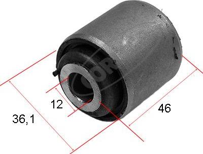 Corteco 80000517 - Сайлентблок, рычаг подвески колеса unicars.by