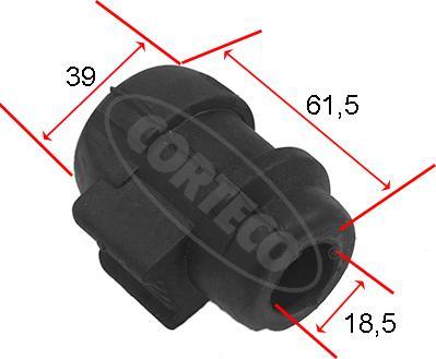 Corteco 80001465 - Втулка стабилизатора unicars.by