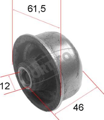 Corteco 21652972 - Сайлентблок, рычаг подвески колеса unicars.by