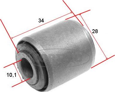 Corteco 21652772 - Сайлентблок, рычаг подвески колеса unicars.by