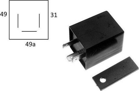 CSV electronic parts CRI4005 - Прерыватель указателей поворота unicars.by