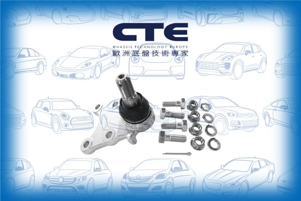 CTE CBJ08004A - Шаровая опора, несущий / направляющий шарнир unicars.by