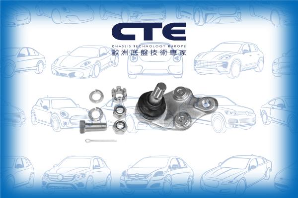 CTE CBJ02007LA - Шаровая опора, несущий / направляющий шарнир unicars.by