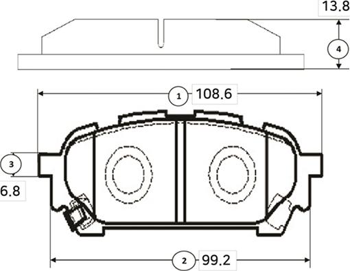 CTR GK0992 - Тормозные колодки, дисковые, комплект unicars.by