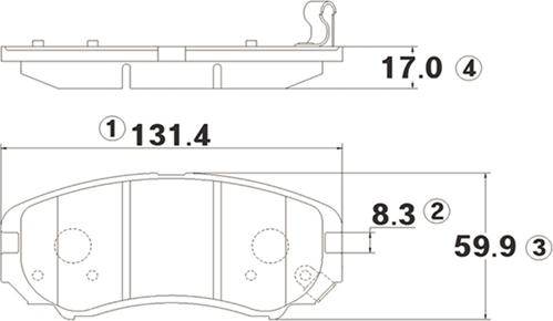 CTR GK0491 - Тормозные колодки, дисковые, комплект unicars.by