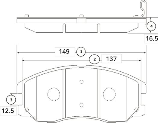 CTR GK0445 - Тормозные колодки, дисковые, комплект unicars.by