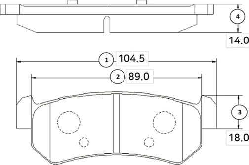 CTR GK0442 - Тормозные колодки, дисковые, комплект unicars.by