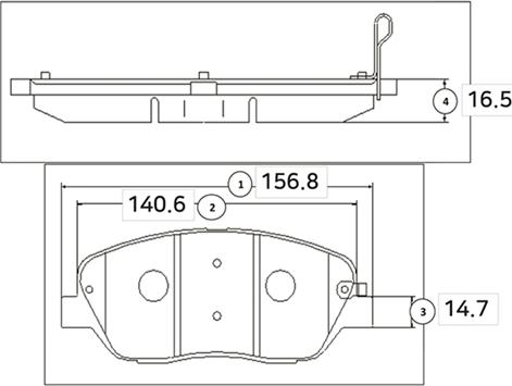 CTR GK0549 - Тормозные колодки, дисковые, комплект unicars.by