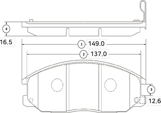 CTR GK0563 - Тормозные колодки, дисковые, комплект unicars.by